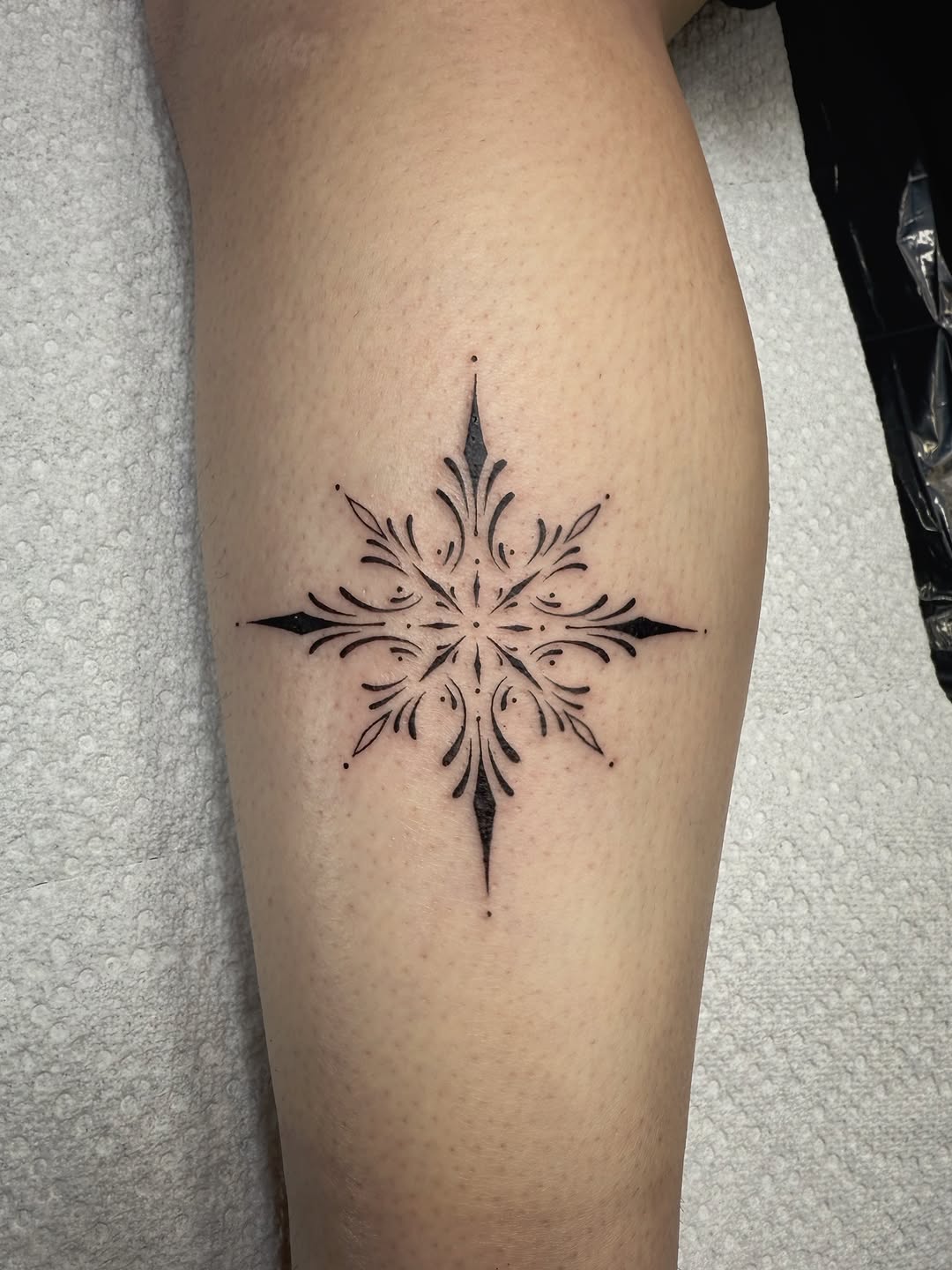 Tattoo by @audreymicheletattoos — geometric, ornamental