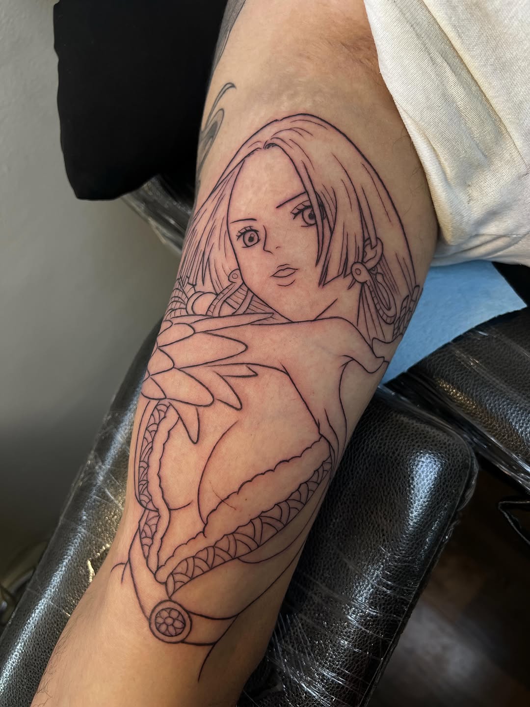 Tattoo by @pariente__chan — anime