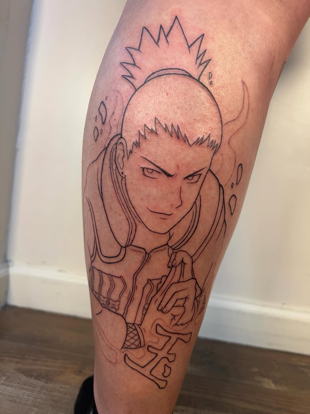 Tattoo by @pariente__chan — anime