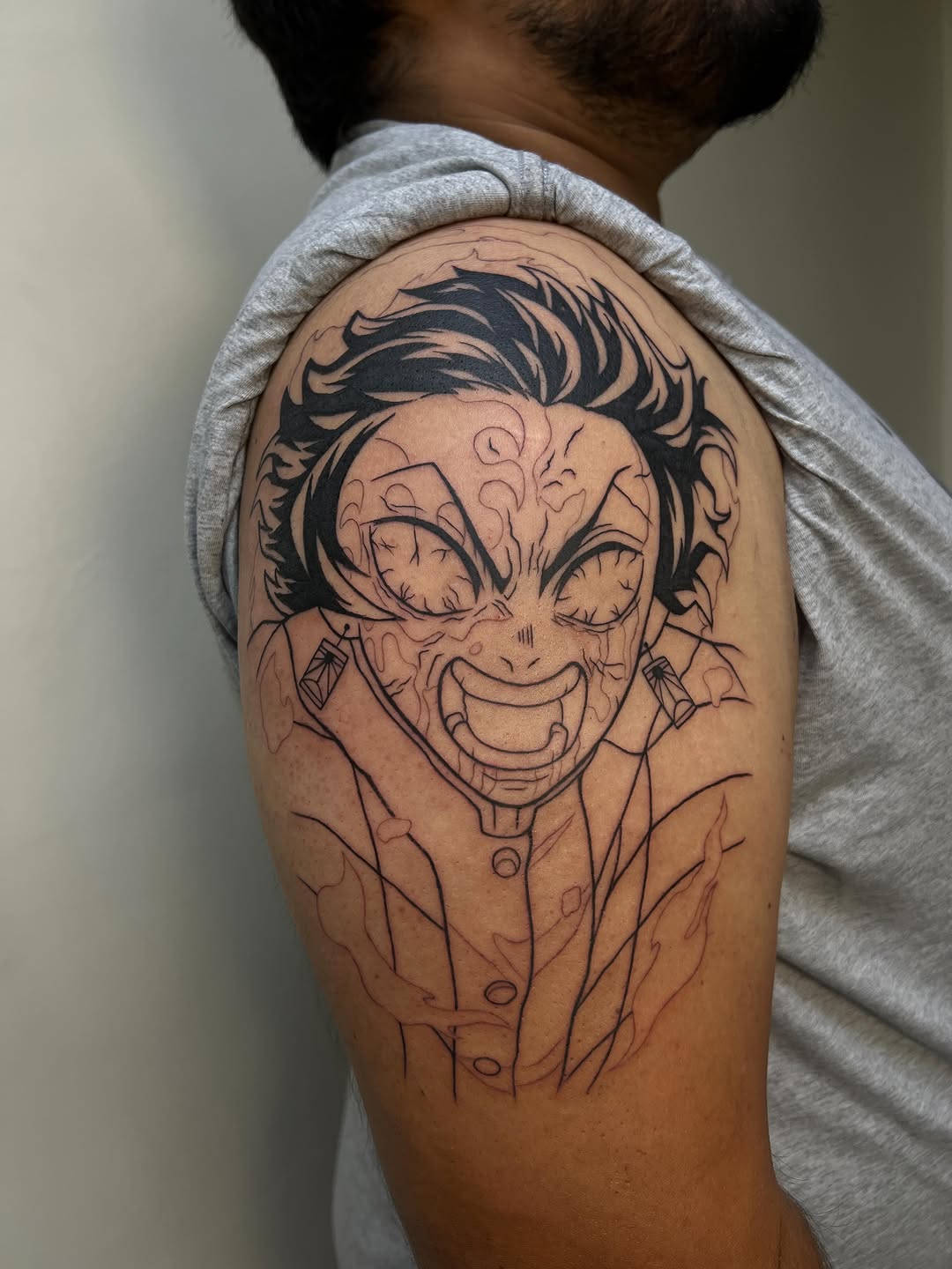 Tattoo by @pariente__chan — anime