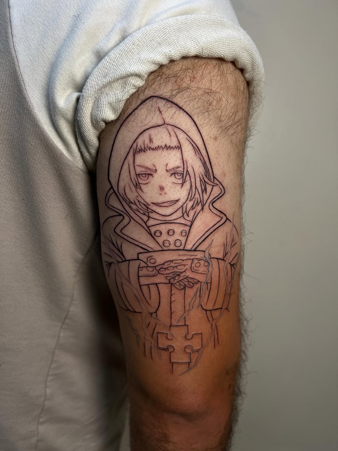 Tattoo by @pariente__chan — anime