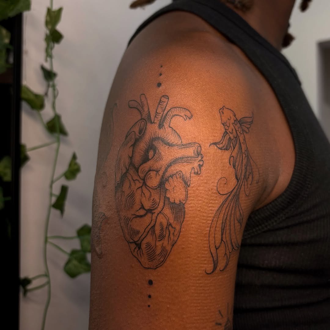 Tattoo by @ink2eye — black_and_grey