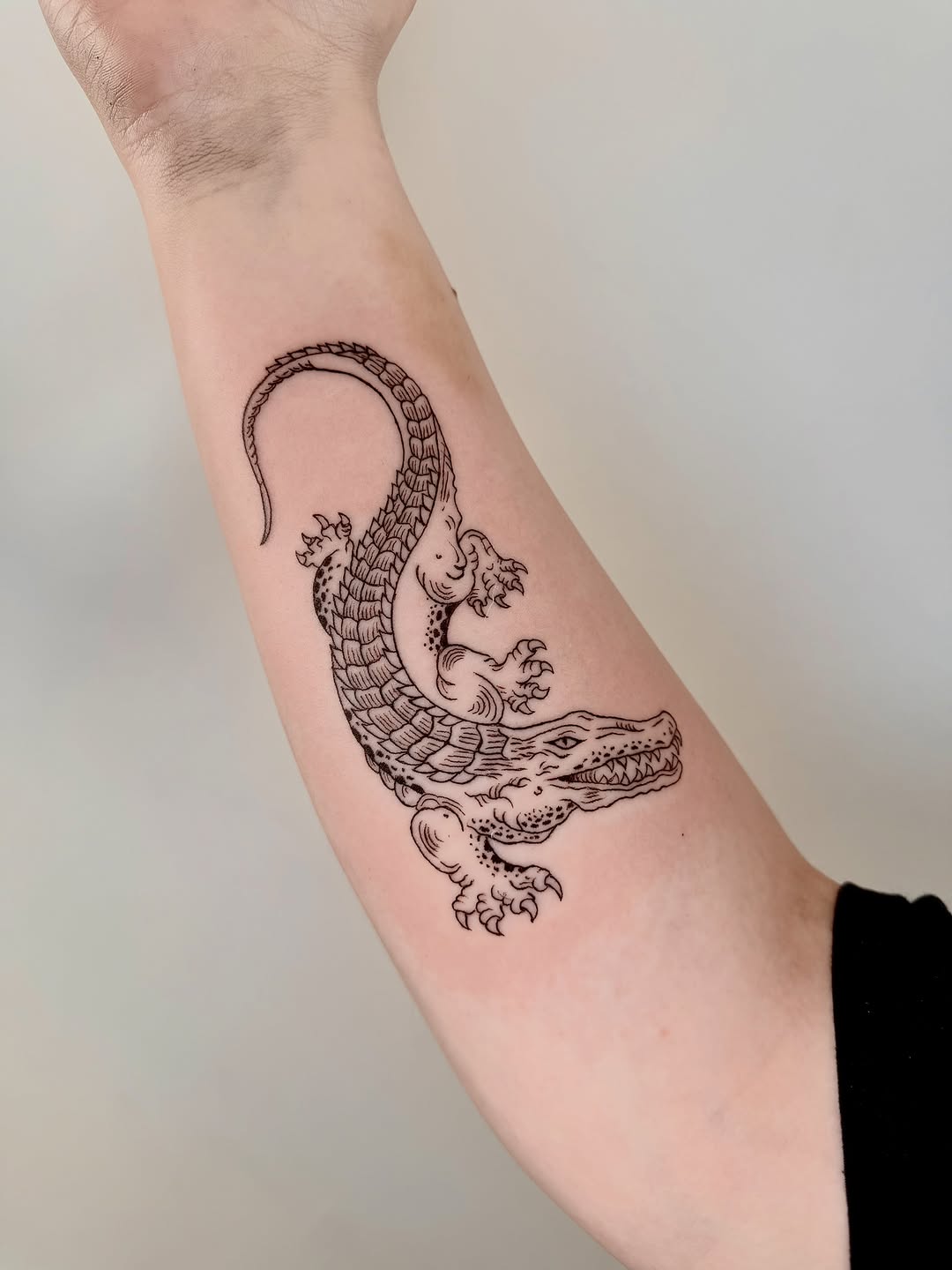 Tattoo by @tattoosbyalice โ fine_line