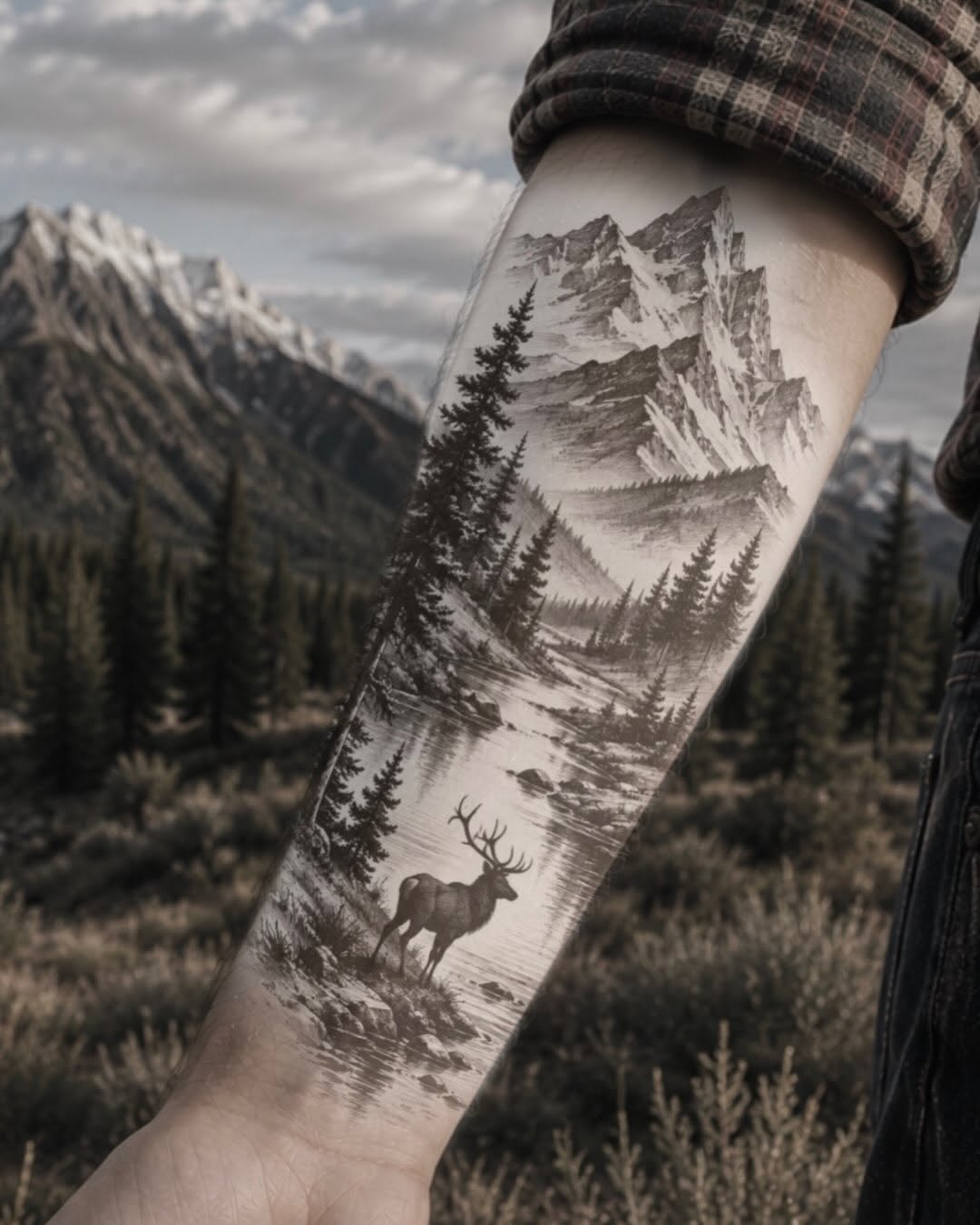 Tattoo by @mtc.tattoos β realism, black_and_grey