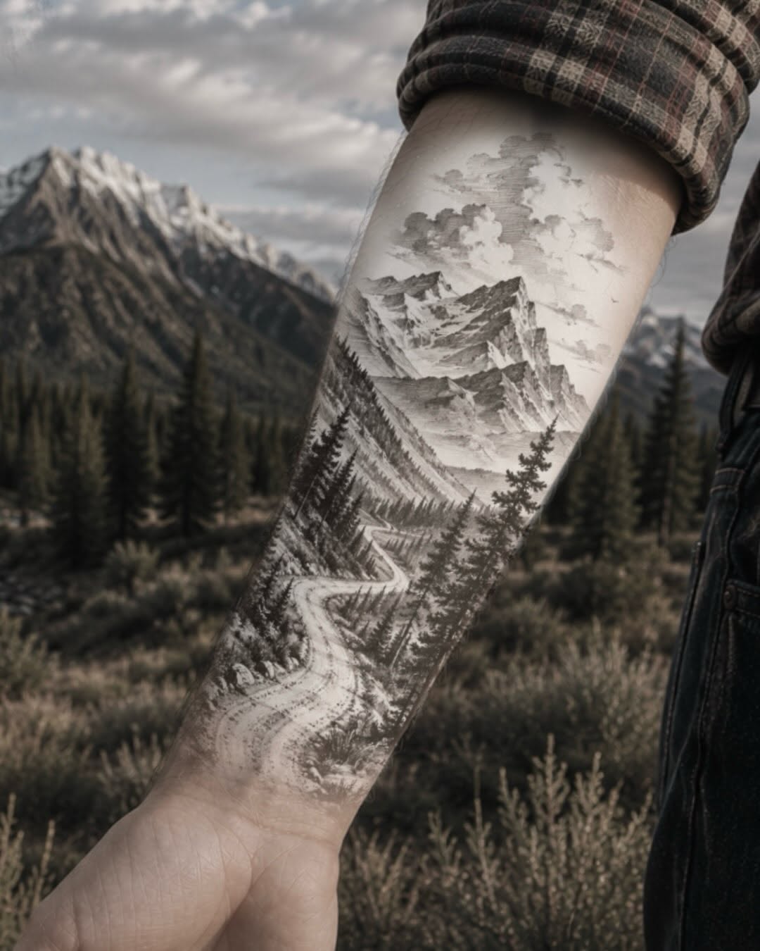 Tattoo by @mtc.tattoos β realism, black_and_grey