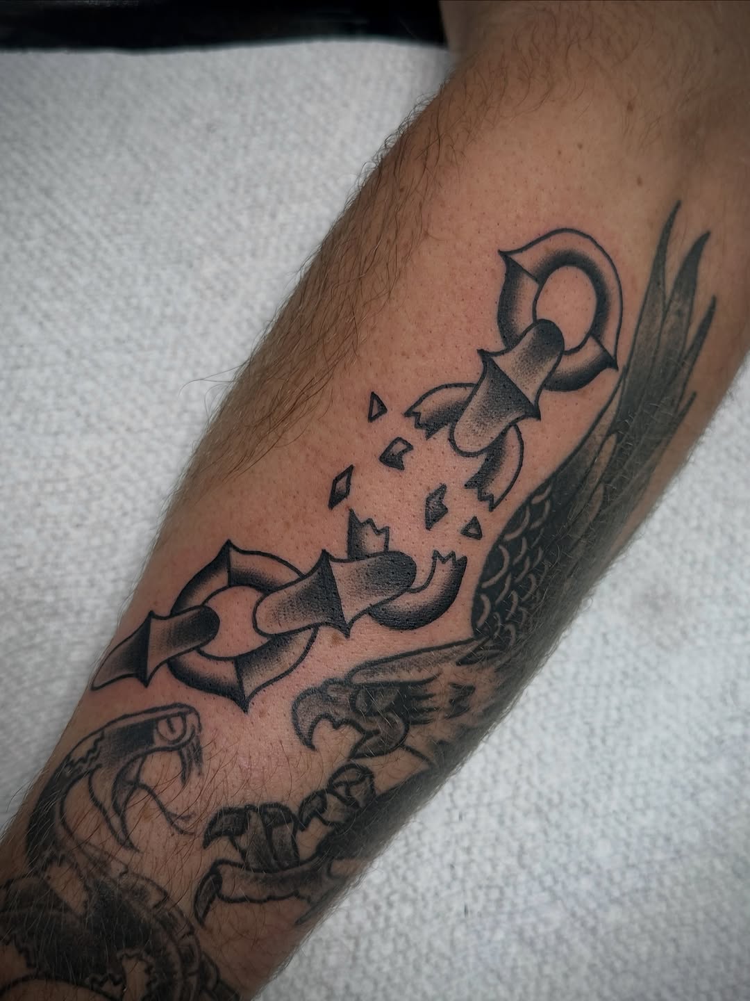 Tattoo by @jmcneely.tats — american_traditional, black_and_grey