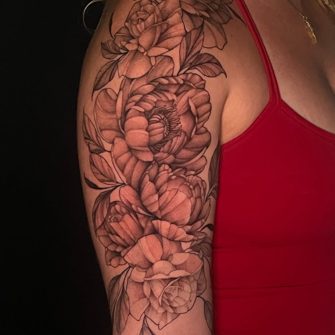 Tattoo by @softnddirty — black_and_grey, realism