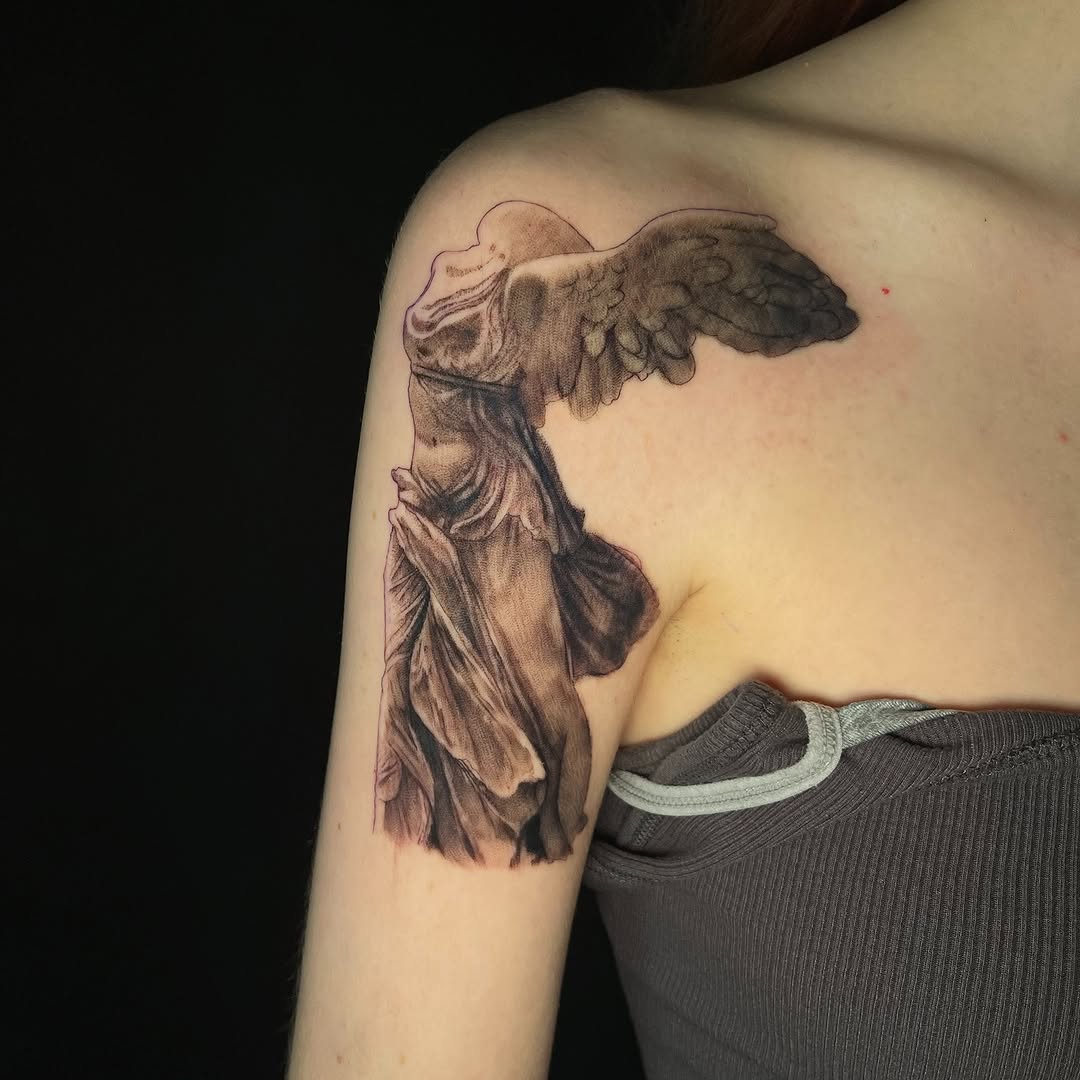 Tattoo by @softnddirty — realism, black_and_grey