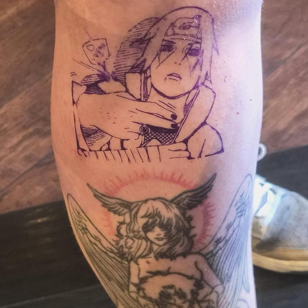 Tattoo by @cielleope_inks — anime, illustrative