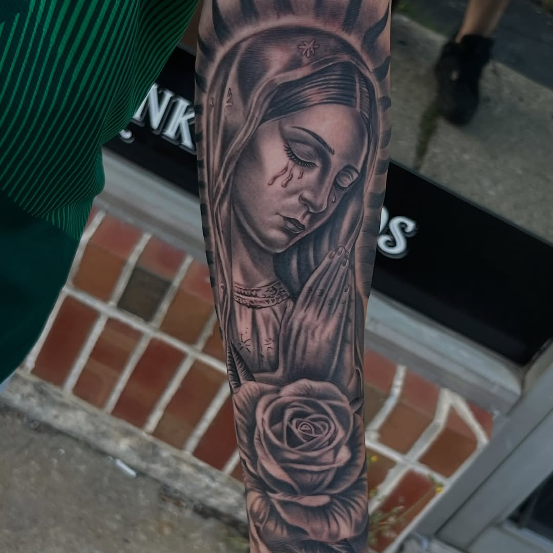 Tattoo by @kevoiinks — realism, black_and_grey