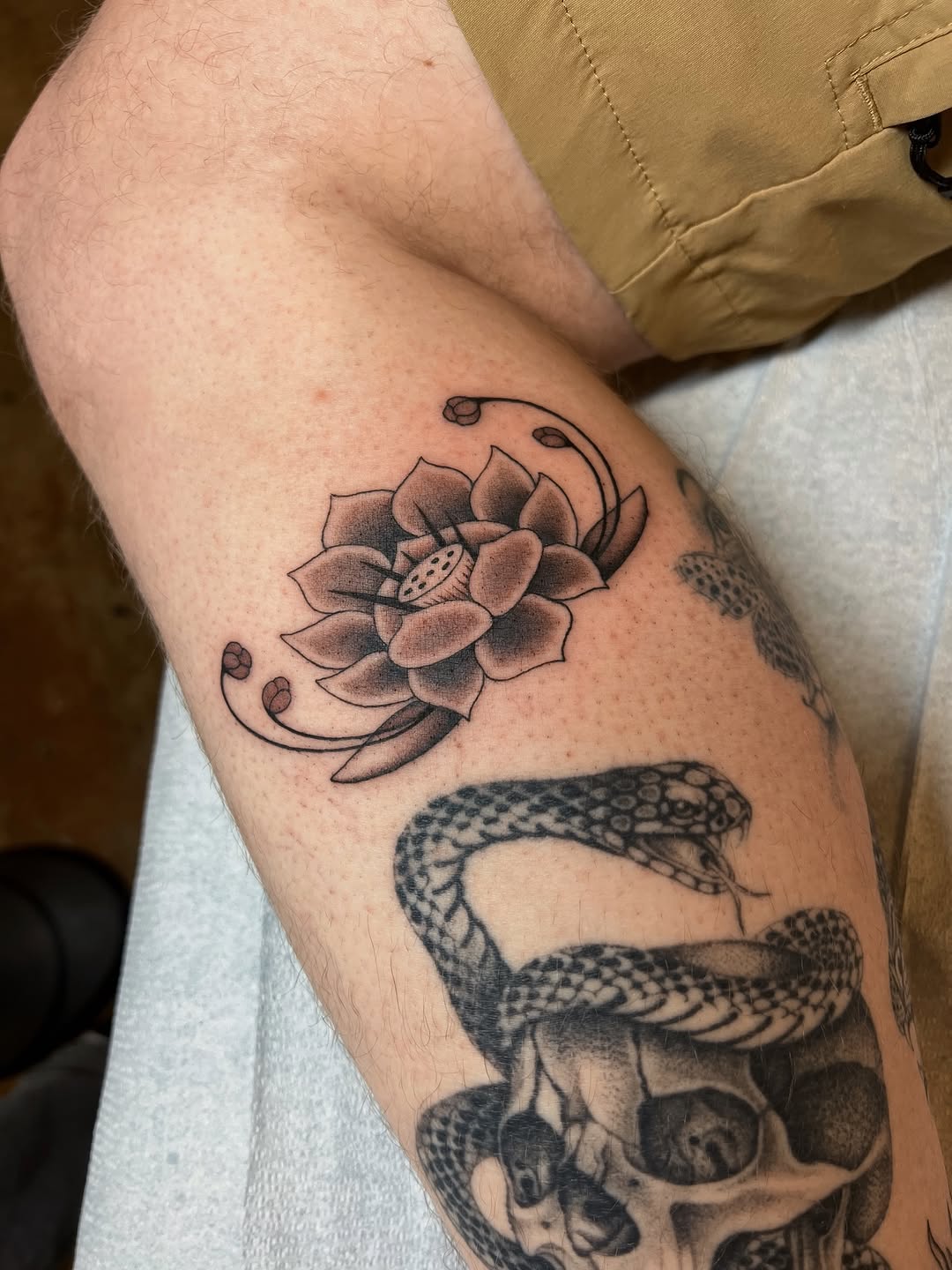 Tattoo by @mickeyycarlisle — black_and_grey, realism
