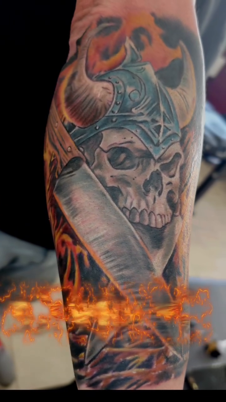 Tattoo by @tattoosbyian_d — illustrative, dark_realism