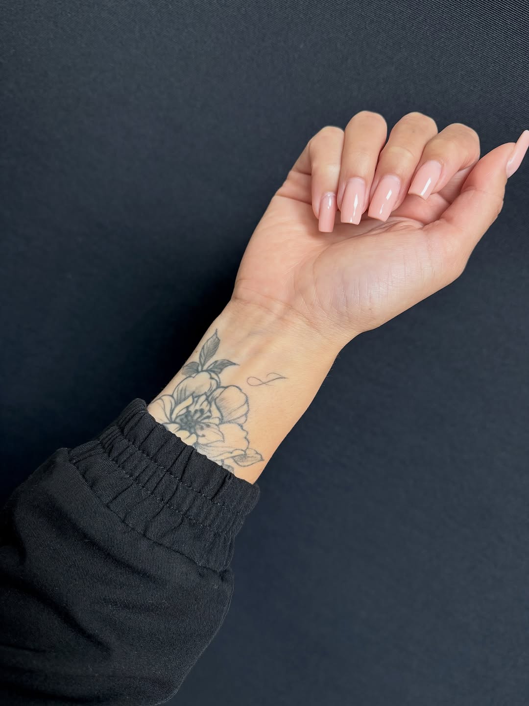 Tattoo by @avas.aesthetics__ — fine_line, black_and_grey