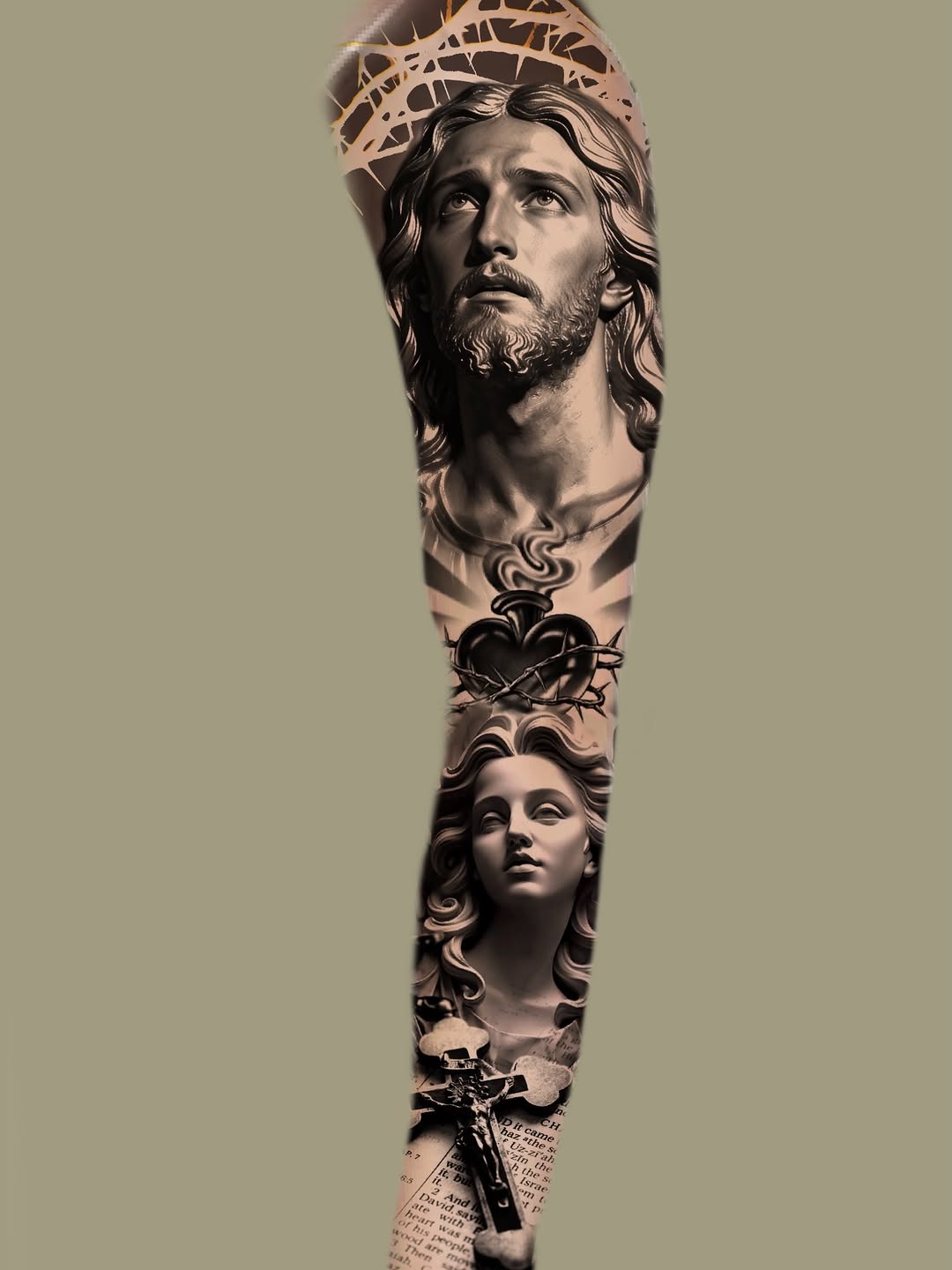 Tattoo by @nligdie β realism, black_and_grey