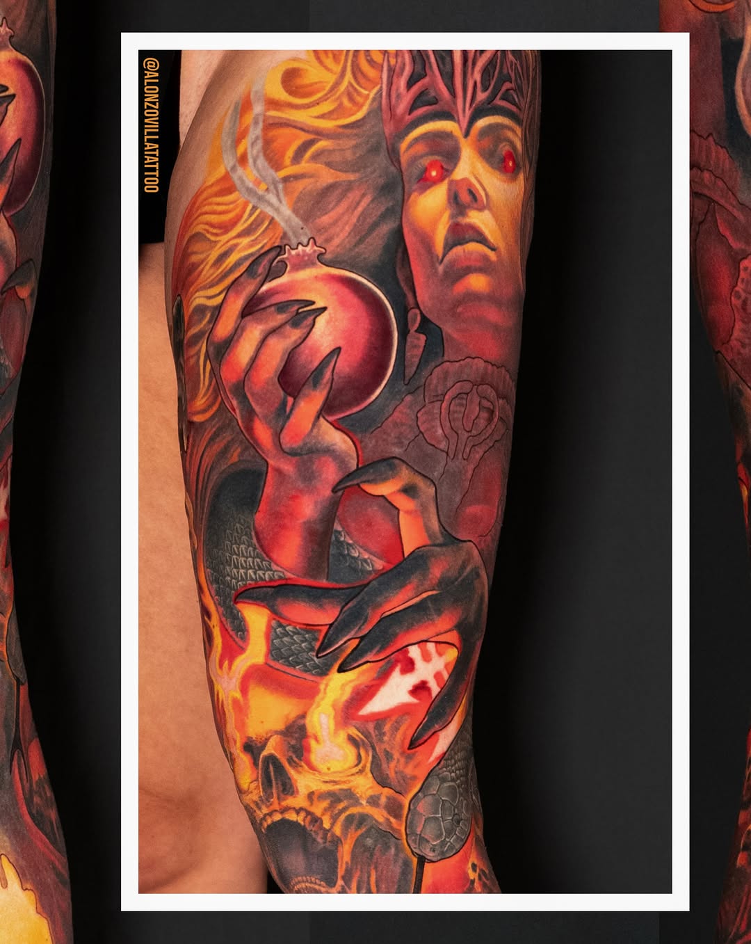 Tattoo by @alonzovillatattoo — realism, dark_realism