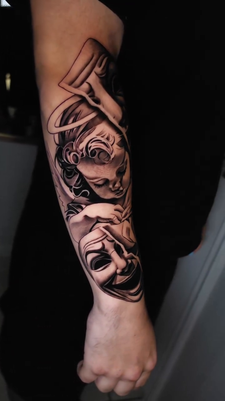 Tattoo by @jmds_ink — realism, black_and_grey
