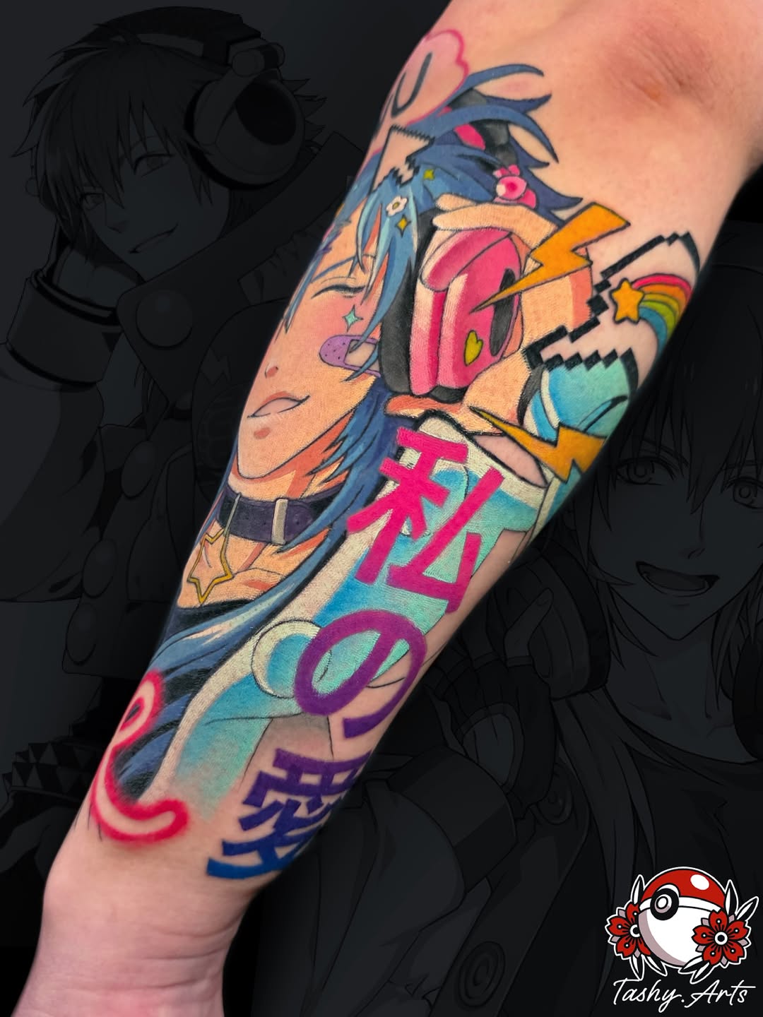 Tattoo by @tashy.arts — anime, new_school