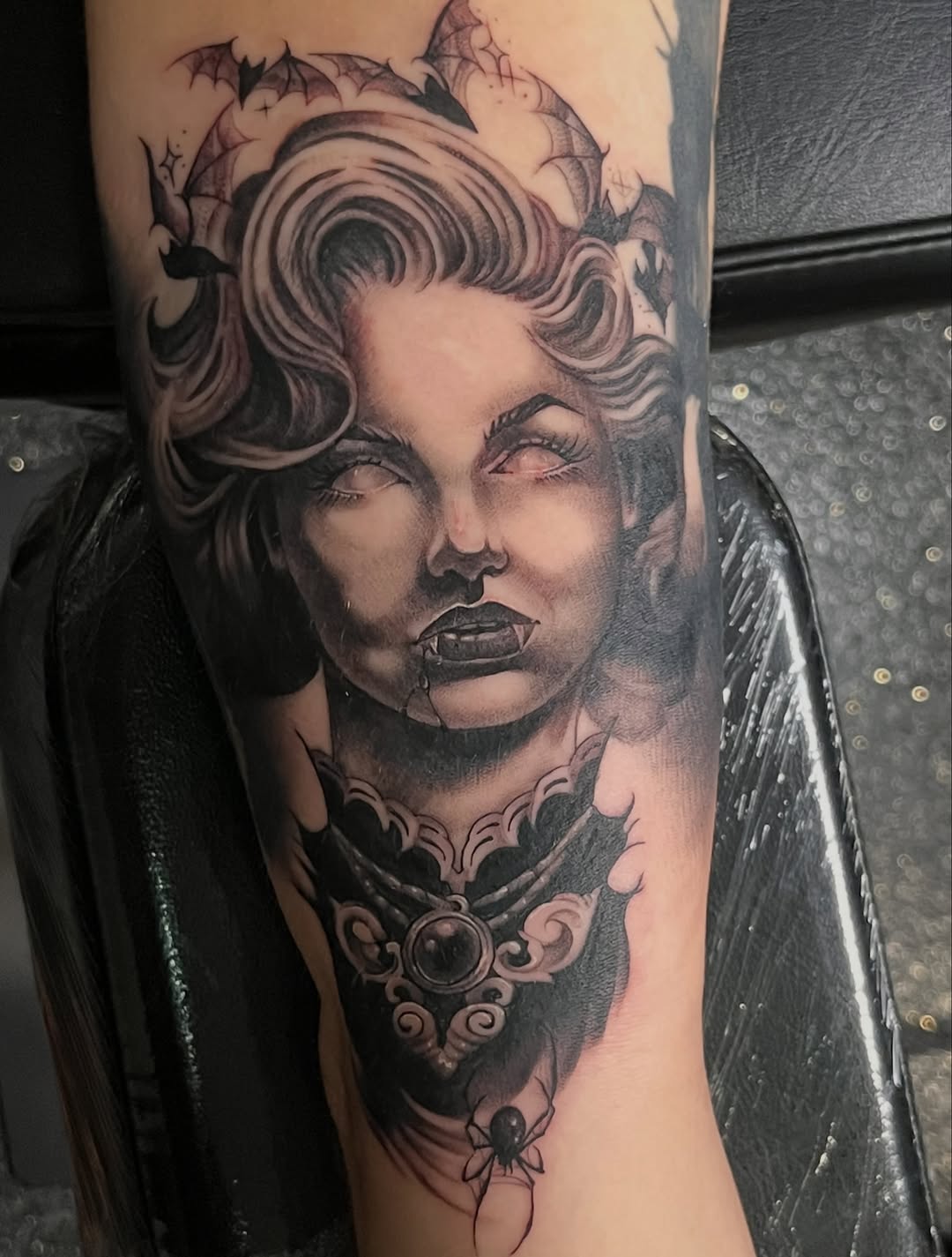Tattoo by @_electricyeti_ — realism, dark_realism