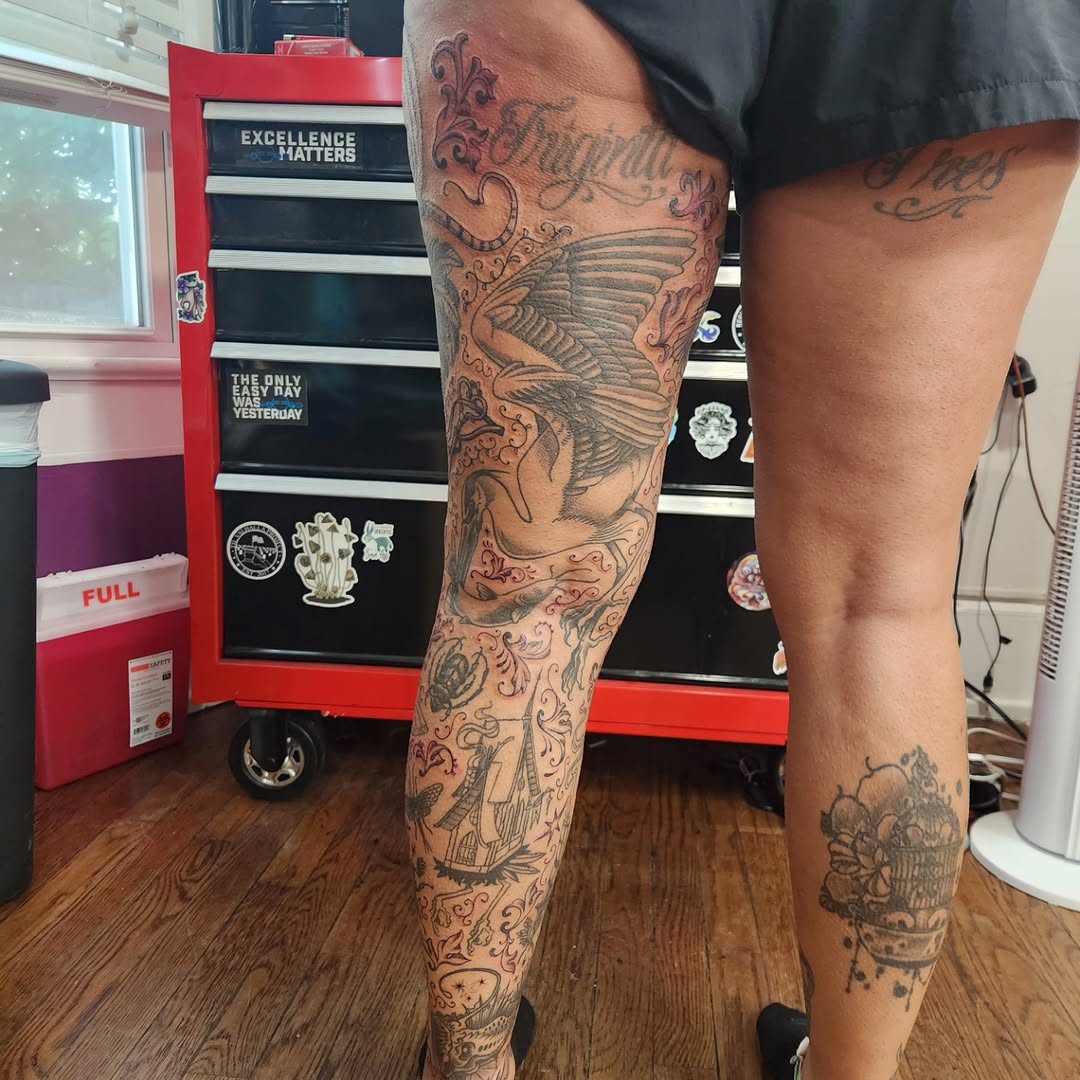 Tattoo by @captain.slug โ black_and_grey, realism