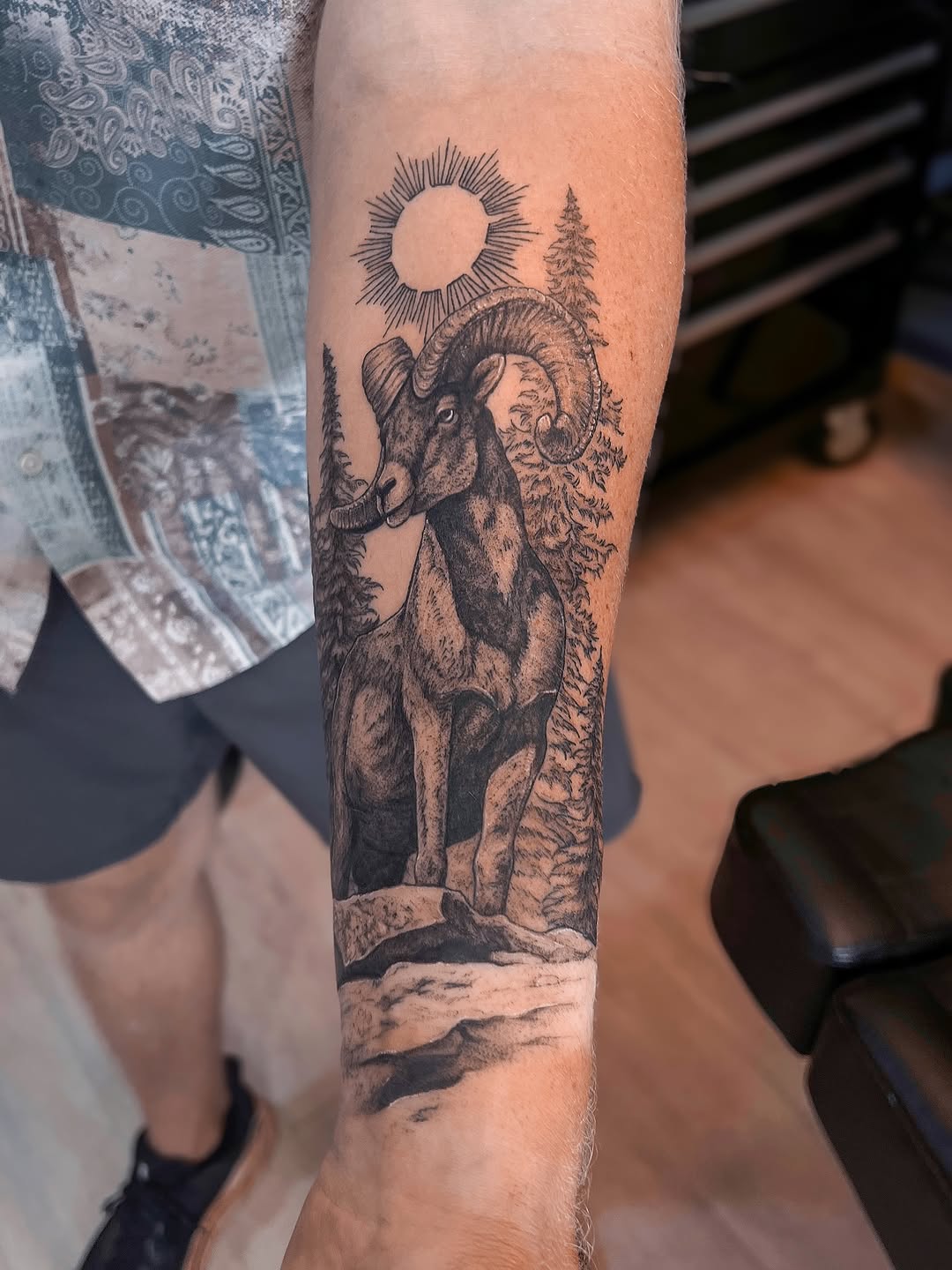 Tattoo by @thedimforest β black_and_grey, realism