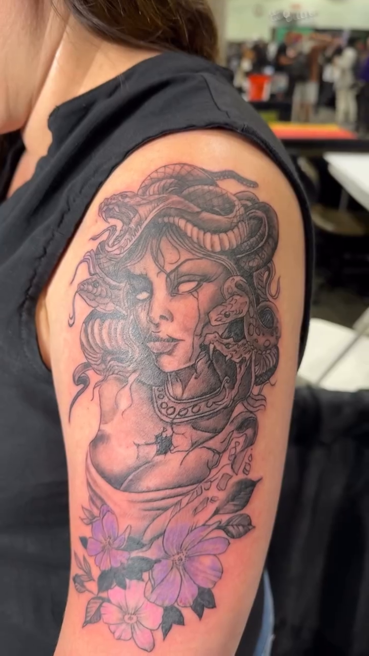 Tattoo by @ronnie.tatz β black_and_grey, realism