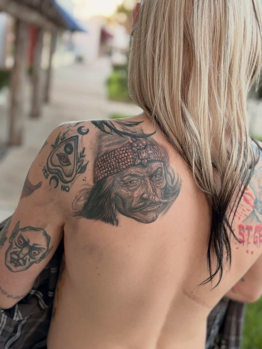 Tattoo by @sladesink — realism, black_and_grey