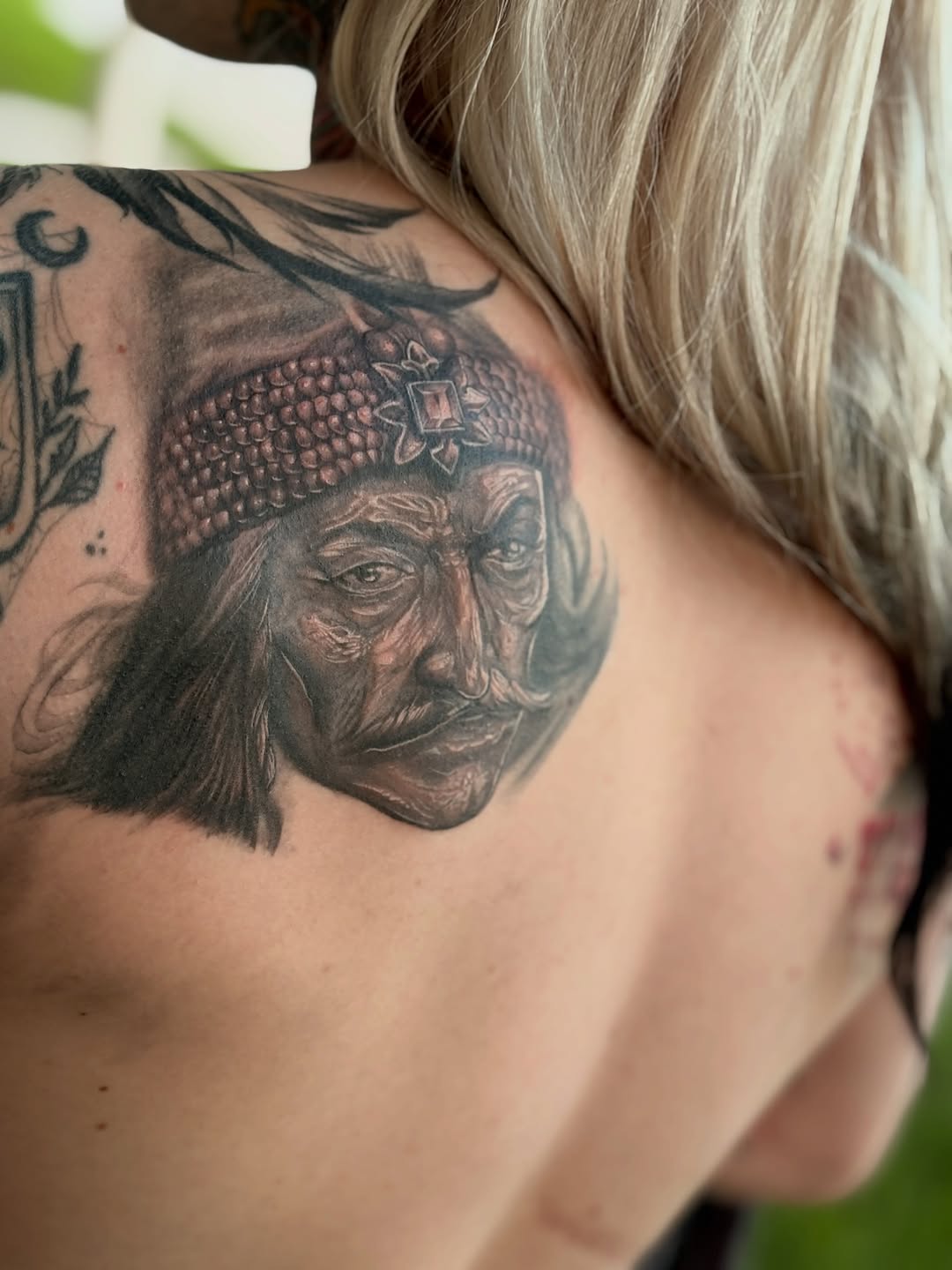 Tattoo by @sladesink — realism, black_and_grey