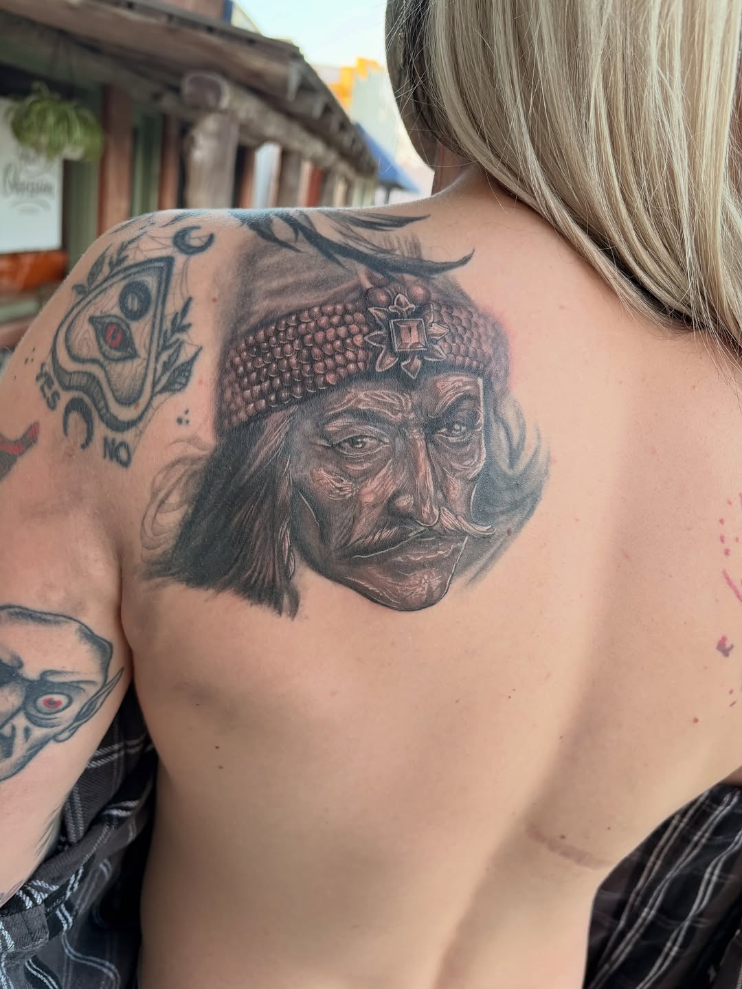 Tattoo by @sladesink — realism, black_and_grey