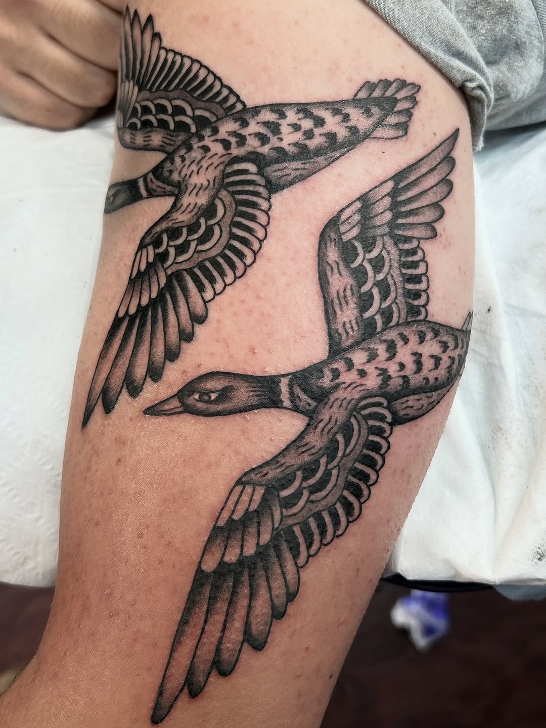 Tattoo by @hollydanesi โ black_and_grey