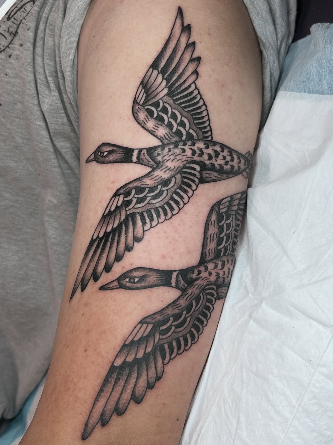 Tattoo by @hollydanesi โ black_and_grey