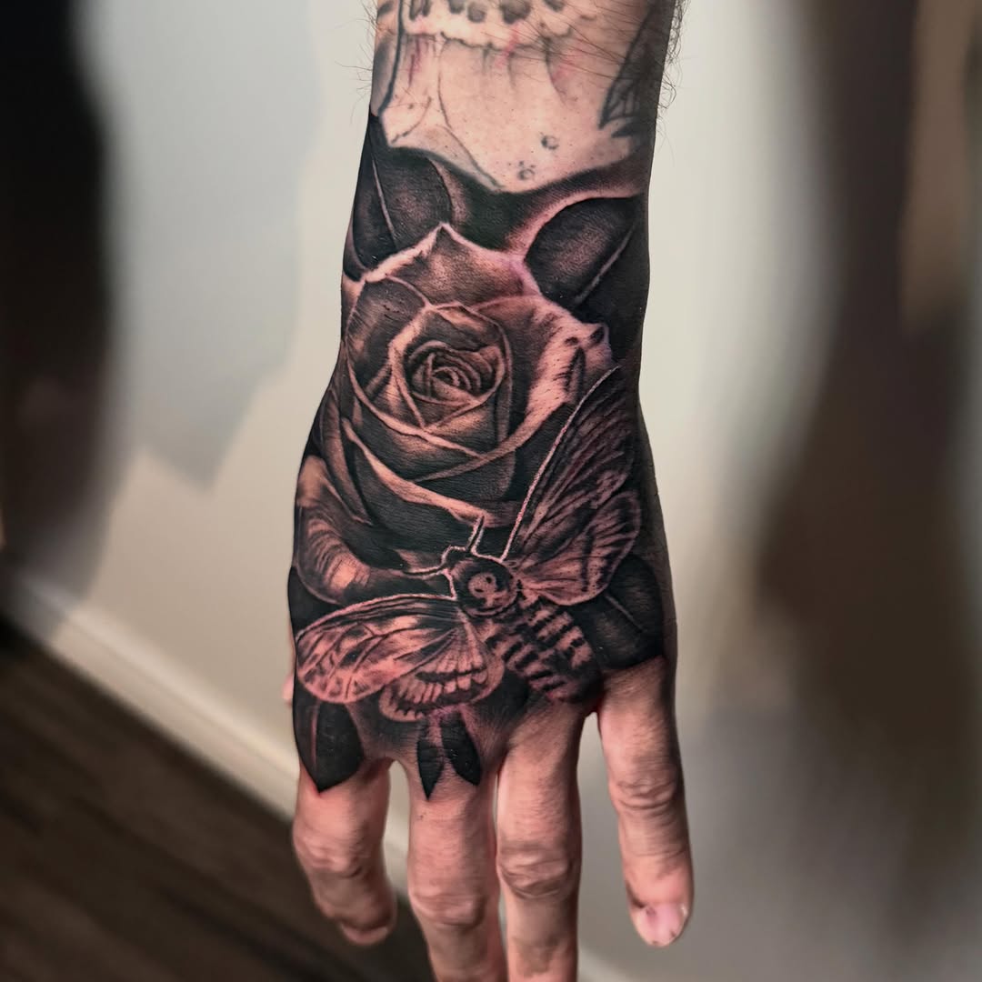 Tattoo by @tazhotzon โ realism, black_and_grey