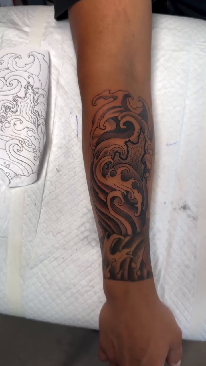 Tattoo by @dangerderektattoo — japanese_irezumi, black_and_grey