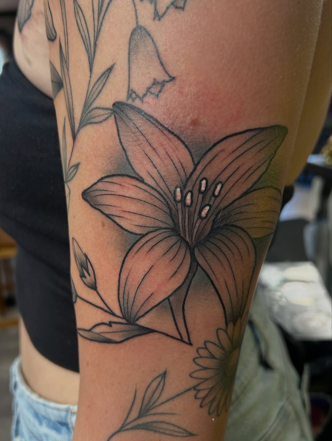 Tattoo by @darklord_665 — black_and_grey