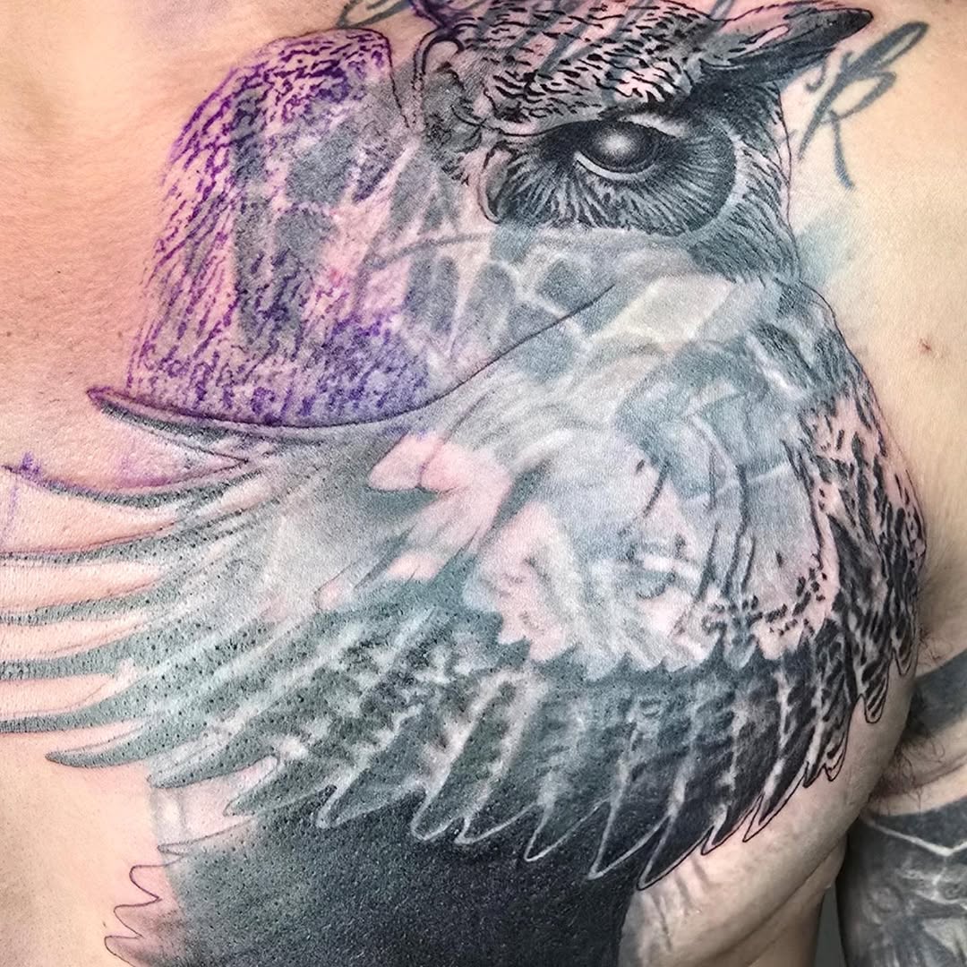 Tattoo by @shariz_2.0 β realism, black_and_grey