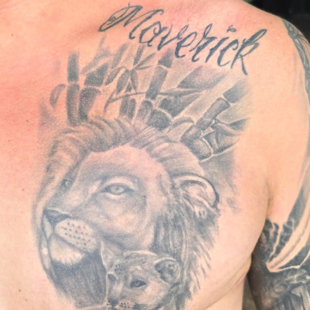 Tattoo by @shariz_2.0 β realism, lettering_script