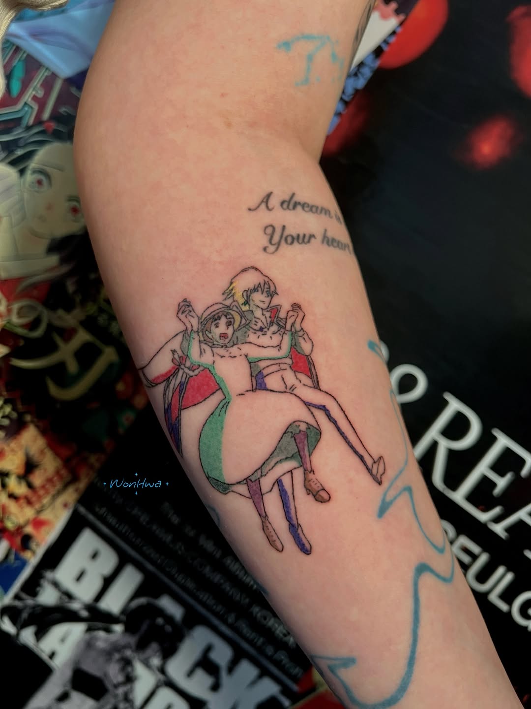 Tattoo by @wonhwa.pokes β anime