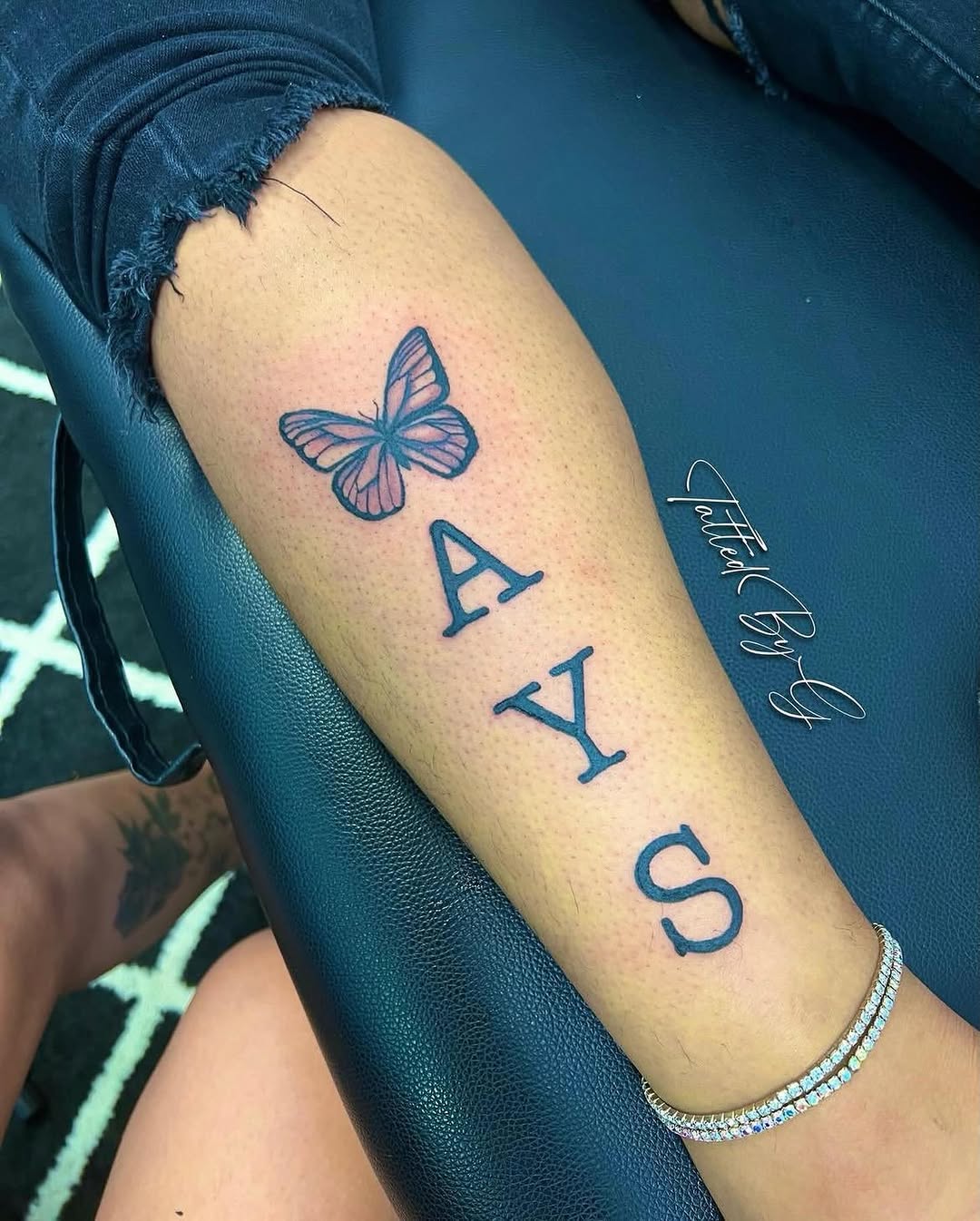 Tattoo by @tatteedbygg — lettering_script