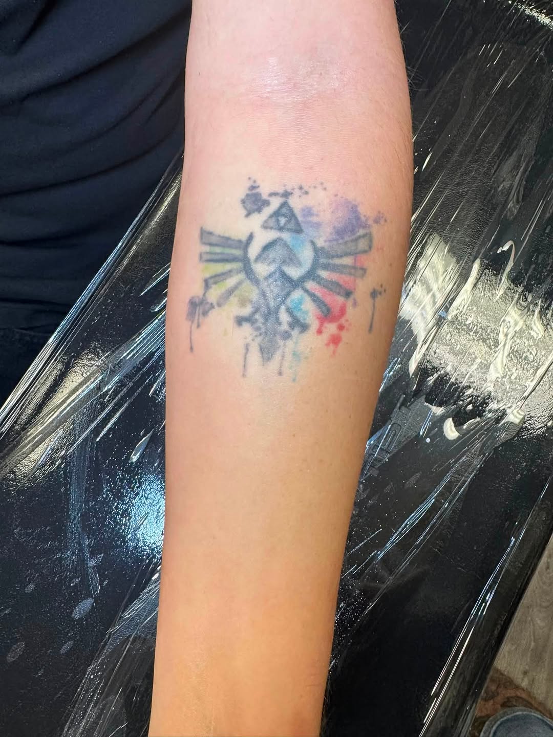 Tattoo by @woetattoos โ watercolor