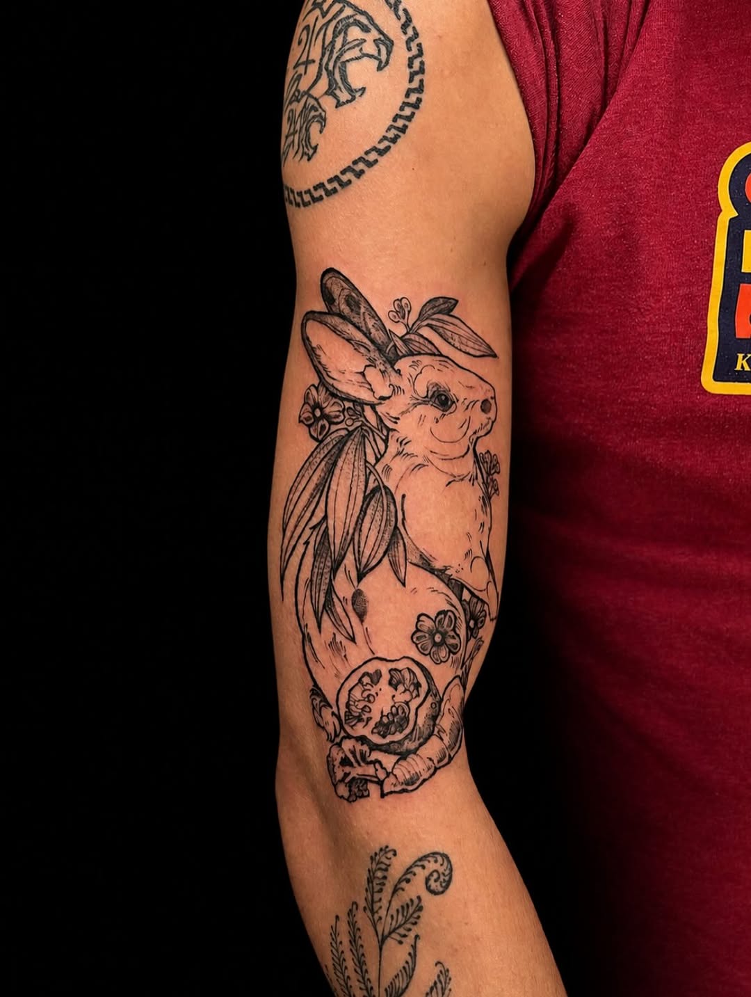 Tattoo by @liv.tats โ illustrative, black_and_grey