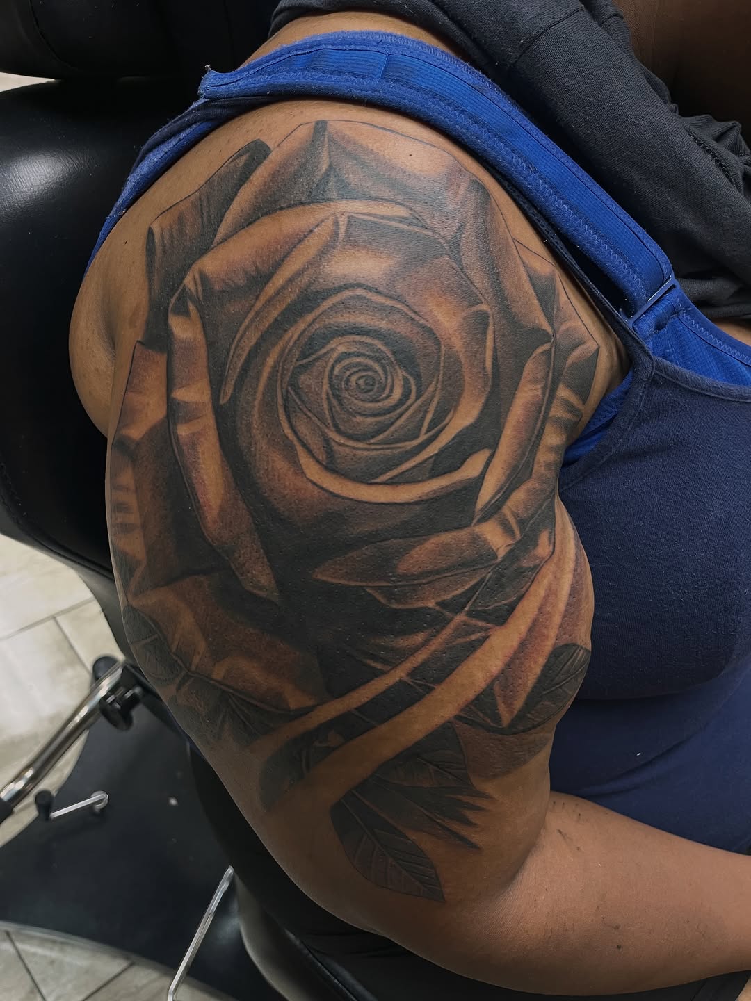 Tattoo by @inkheadtattoos — realism, black_and_grey