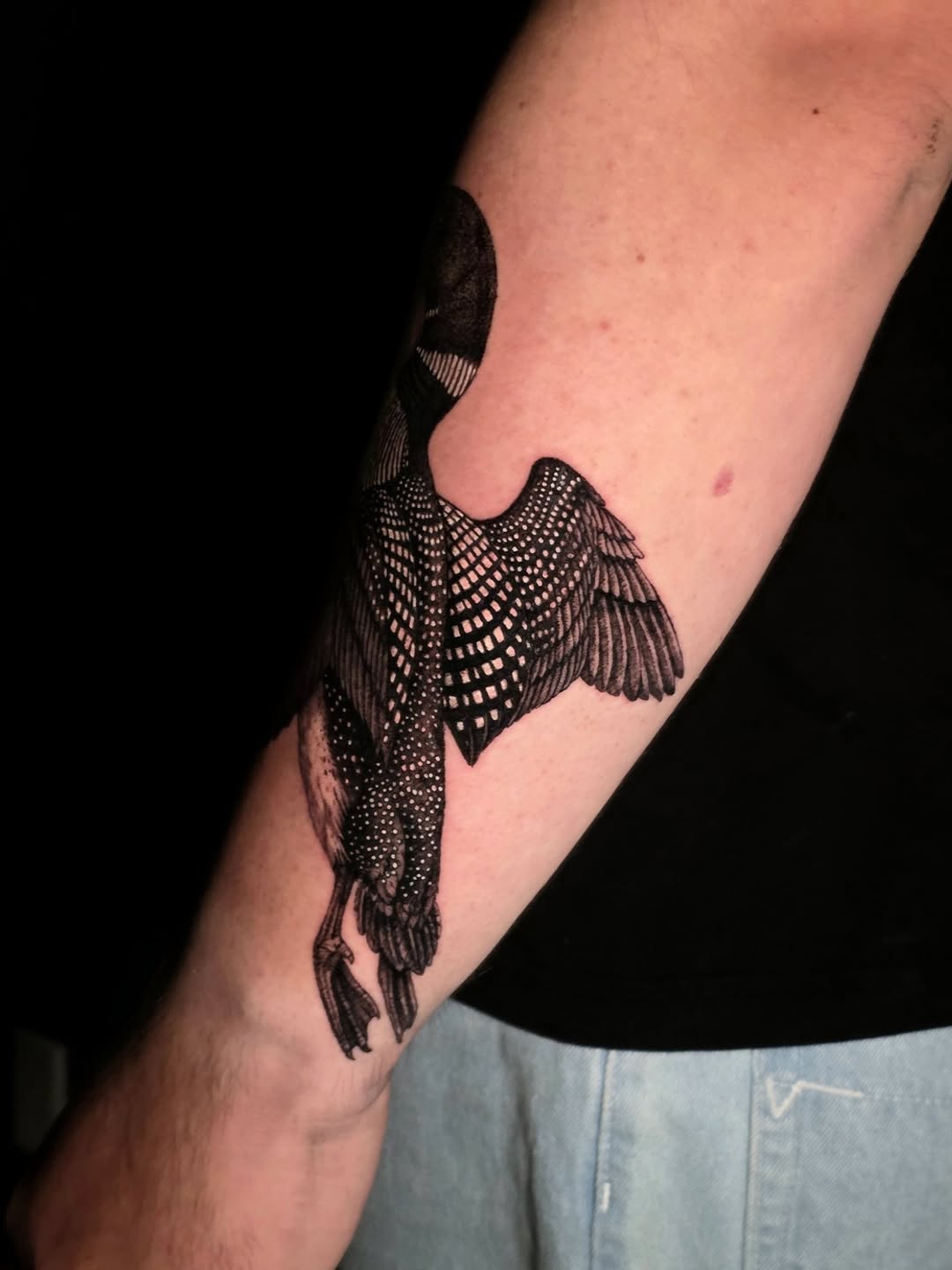 Tattoo by @dehoyosink — blackwork, illustrative