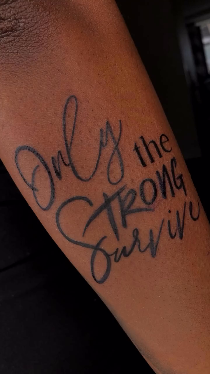 Tattoo by @inkbydes — lettering_script, fine_line