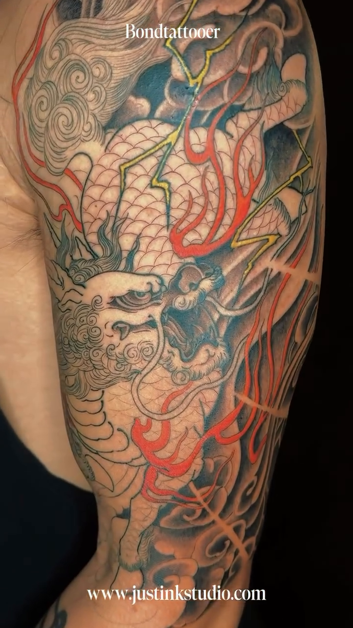 Tattoo by @bondtattooer — japanese_irezumi