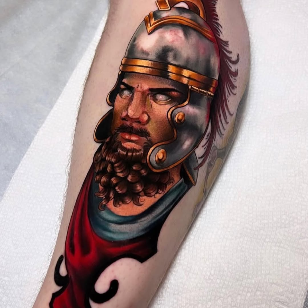 Tattoo by @ladysharktattoos — realism, black_and_grey