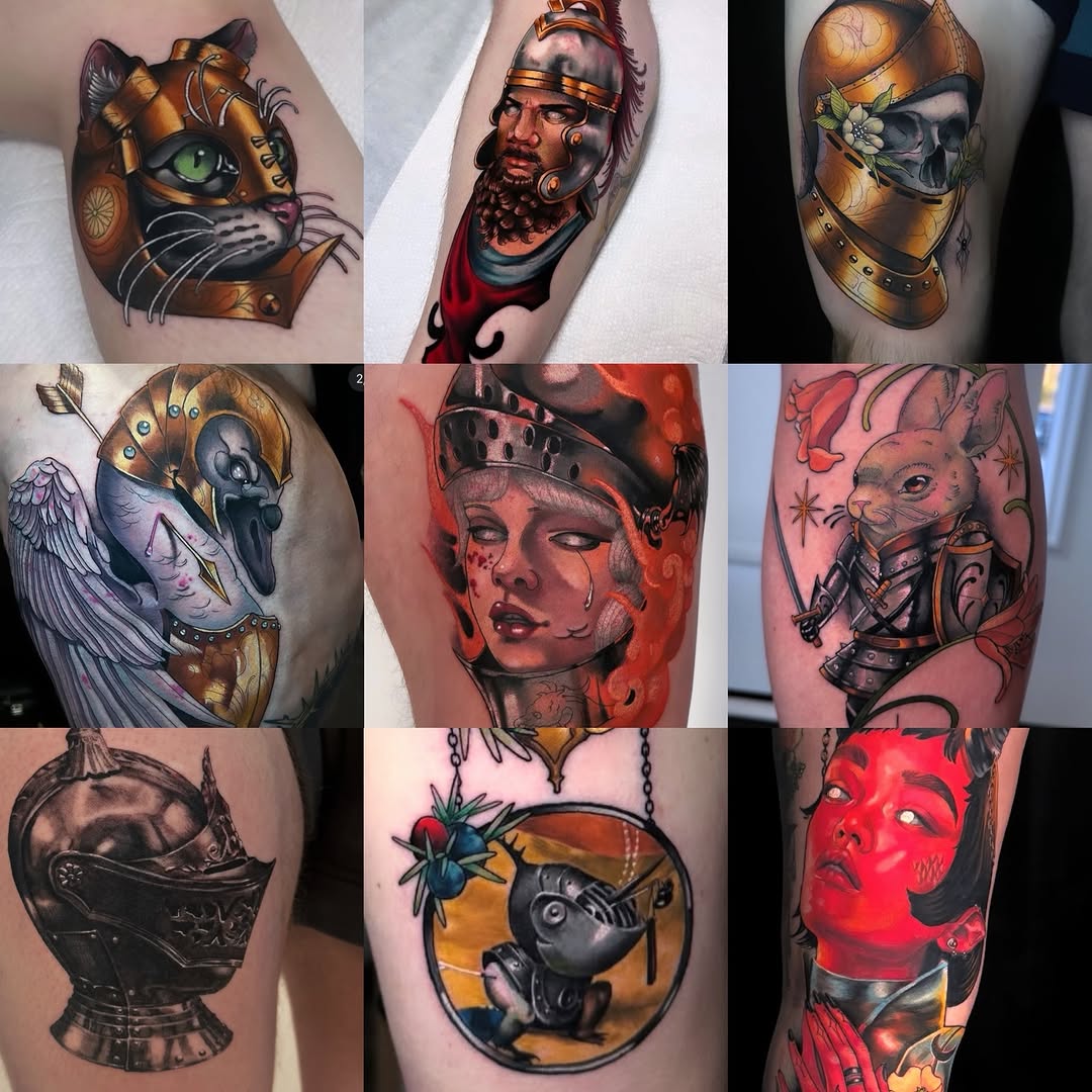 Tattoo by @ladysharktattoos — realism, neo_traditional