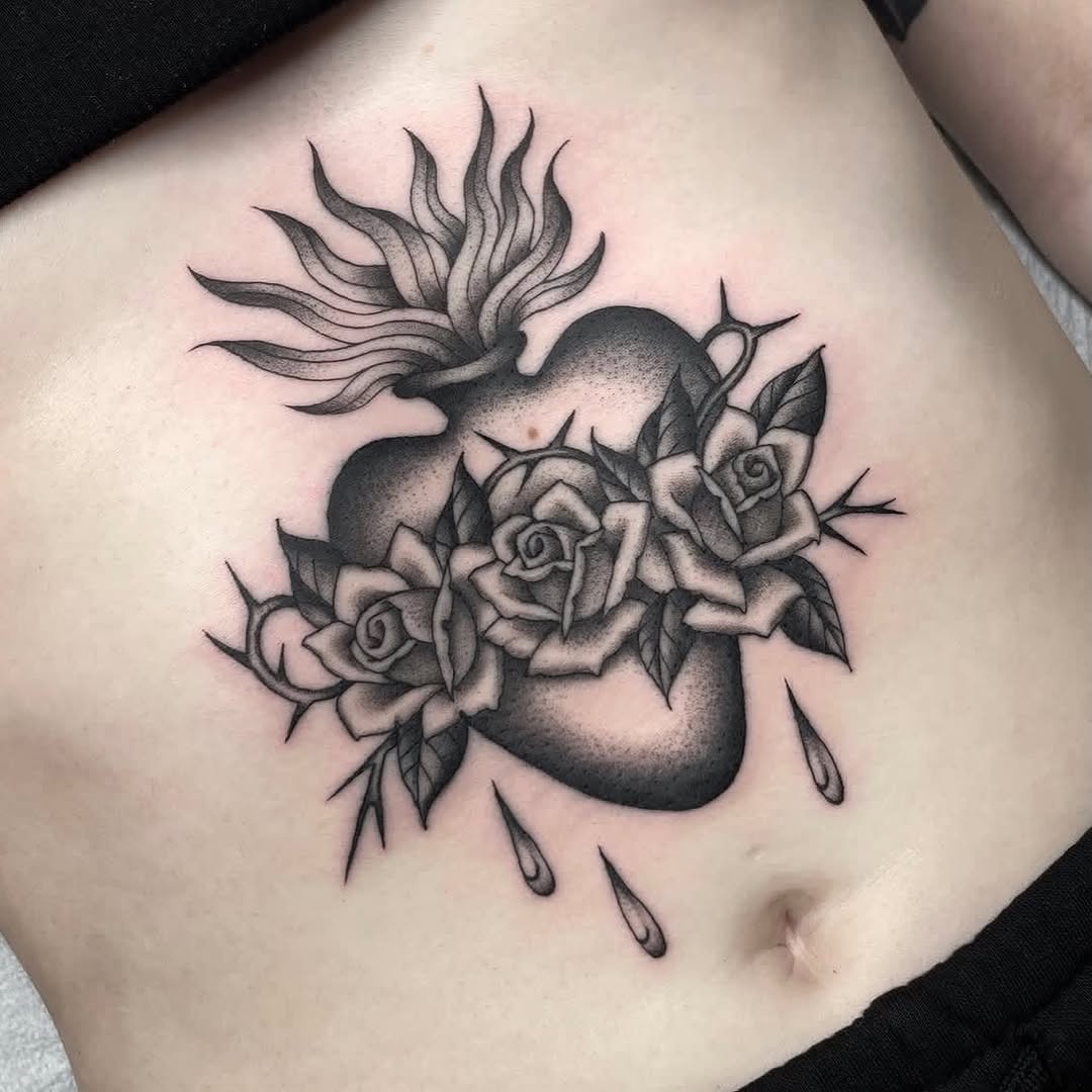 Tattoo by @dakotatattoo — blackwork, illustrative