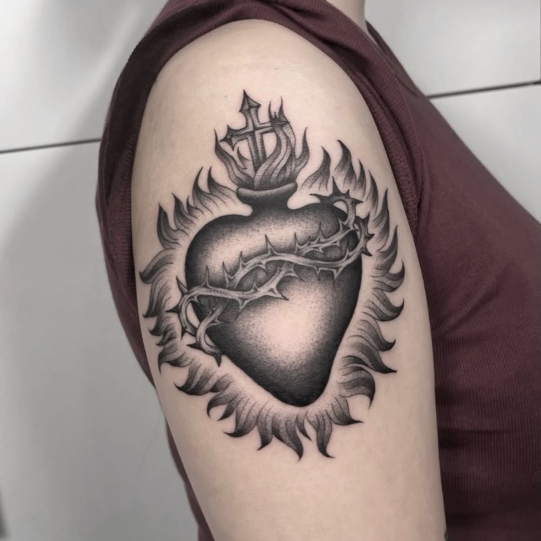 Tattoo by @dakotatattoo — black_and_grey, illustrative