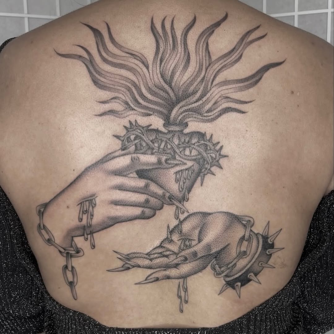 Tattoo by @dakotatattoo — black_and_grey, illustrative