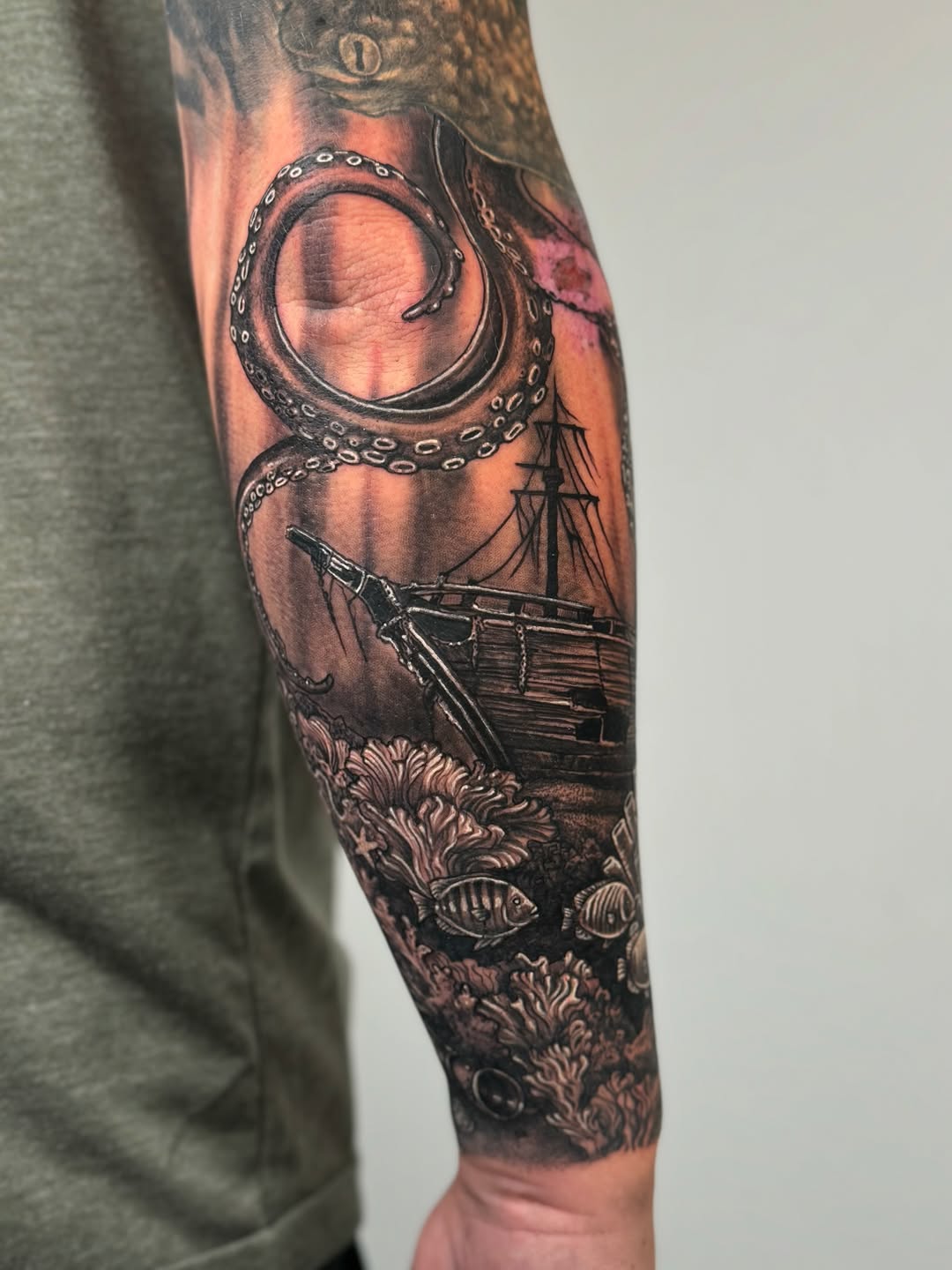 Tattoo by @artofmiguelangelflores — realism, black_and_grey
