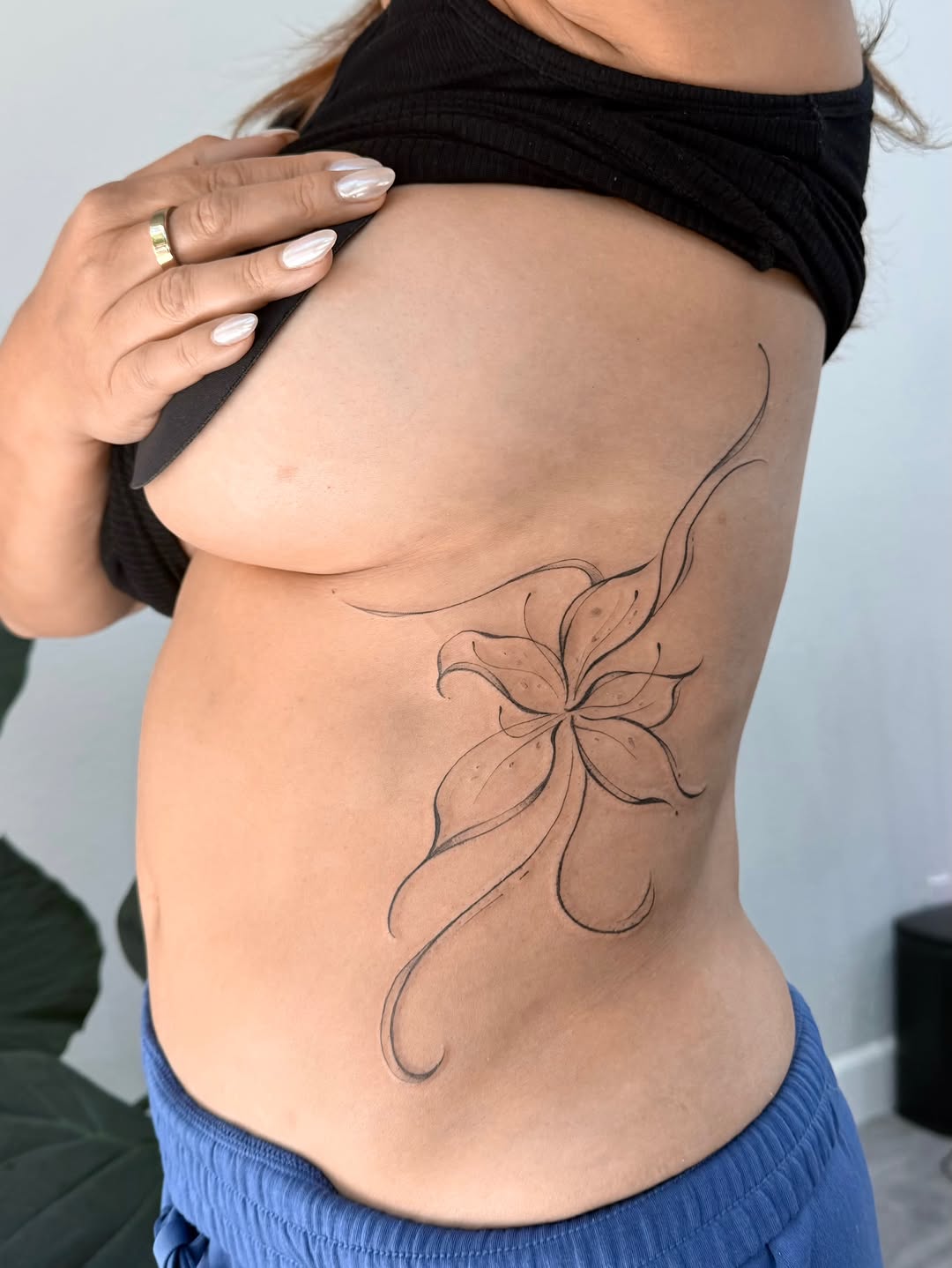 Tattoo by @pomaikai.artistry — fine_line